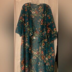 Floral chiffon Kimono